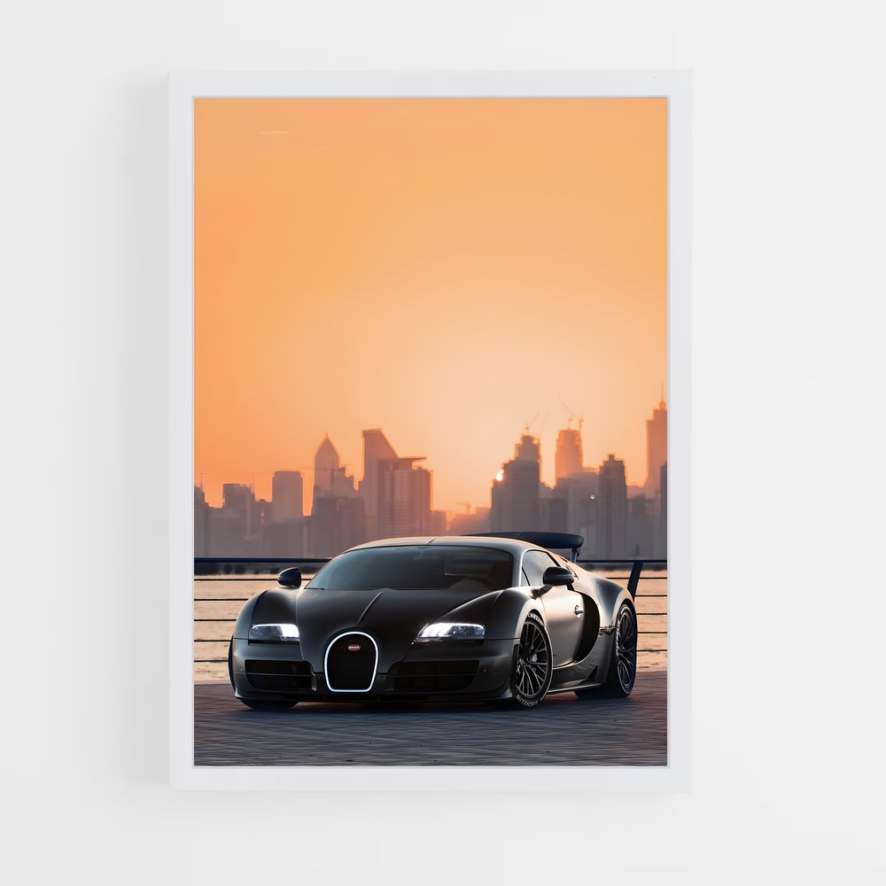 Poster Veyron en Mouvance – affiche Bugatti (vue 3)